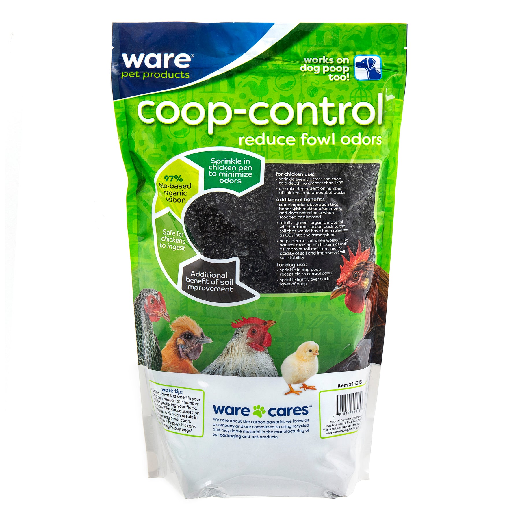 Ware Manufacturing- Coop-Control Reduce Fowl Odors