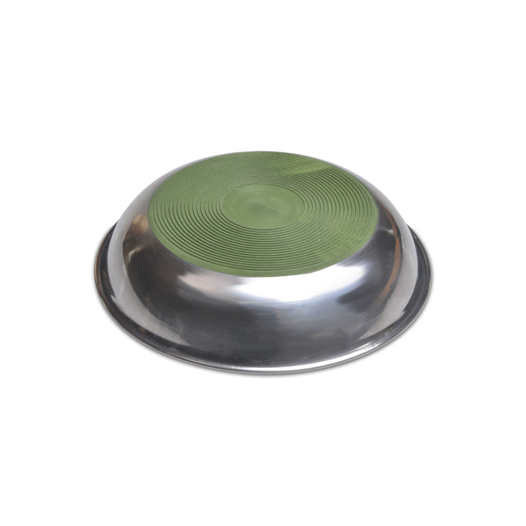 Van Ness - Cat Dish Stainless Steel NonSkid Cat Face Inside