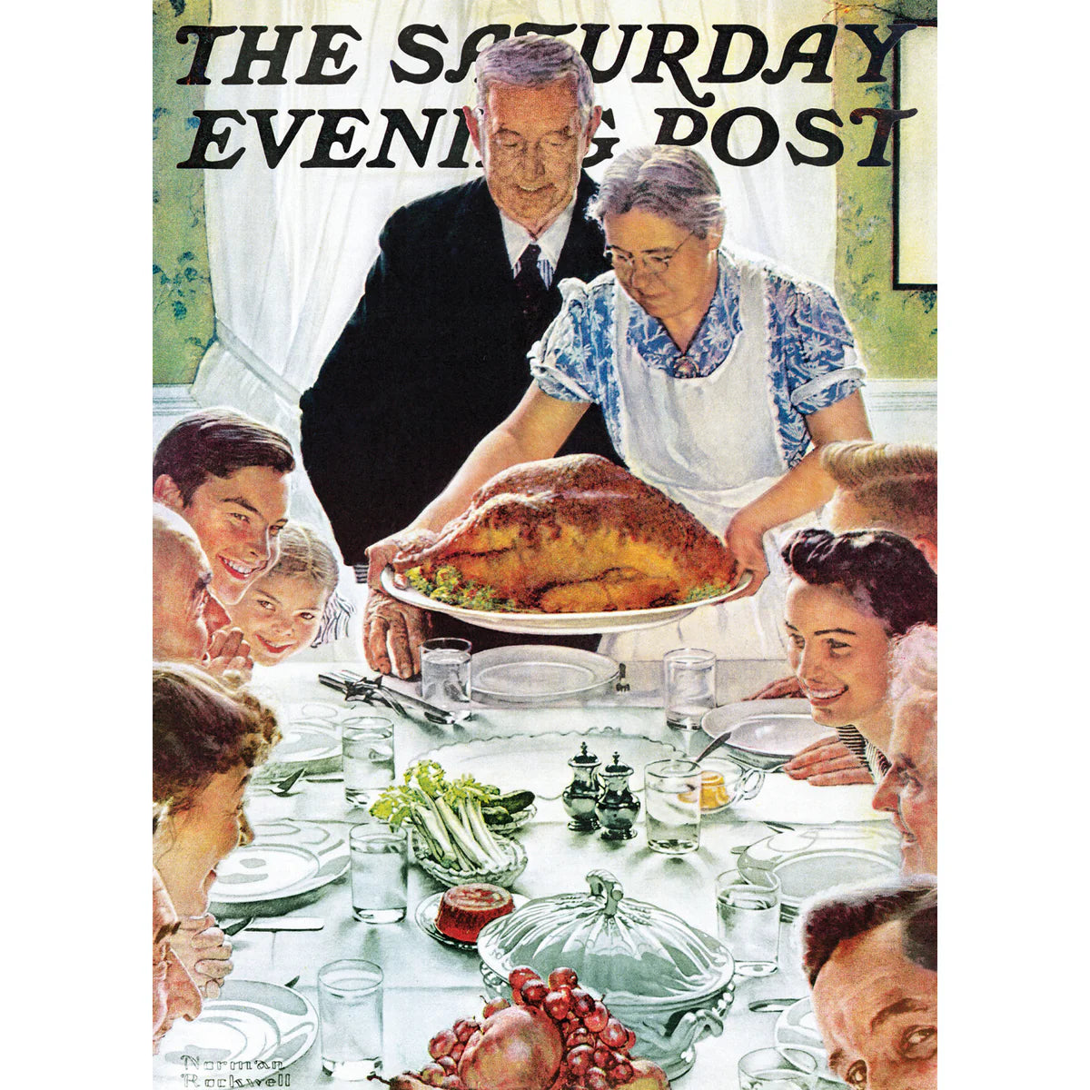 MasterPieces - Puzzle Saturday Evening Post - Freedom from Want 1000 Piece