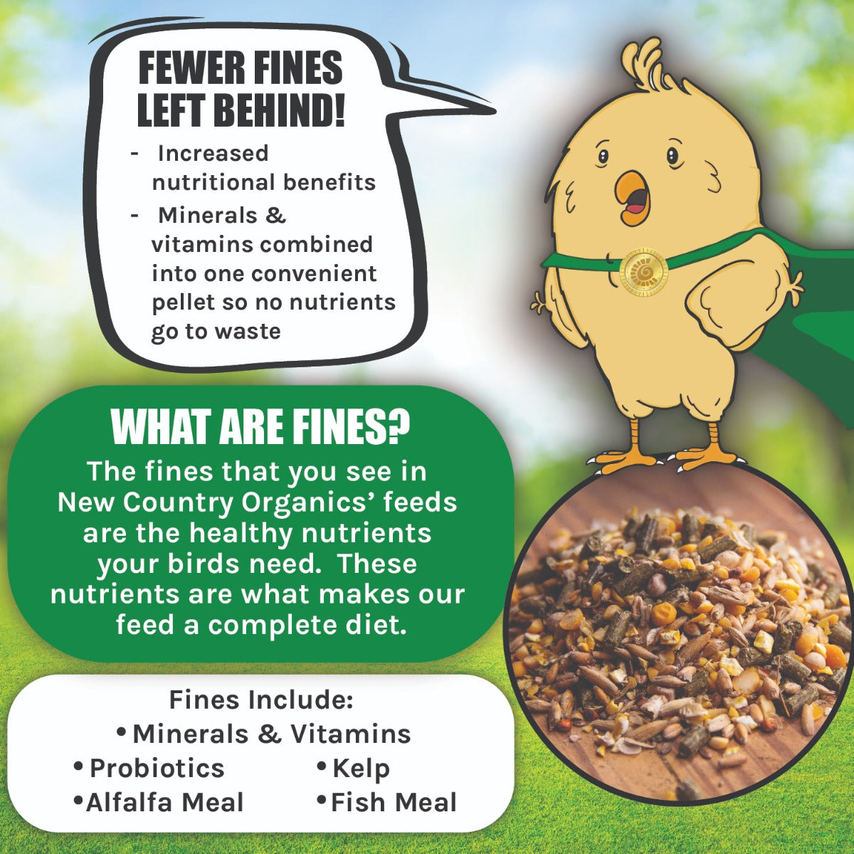 New Country Organics - Organic Power Pellet Layer Feed