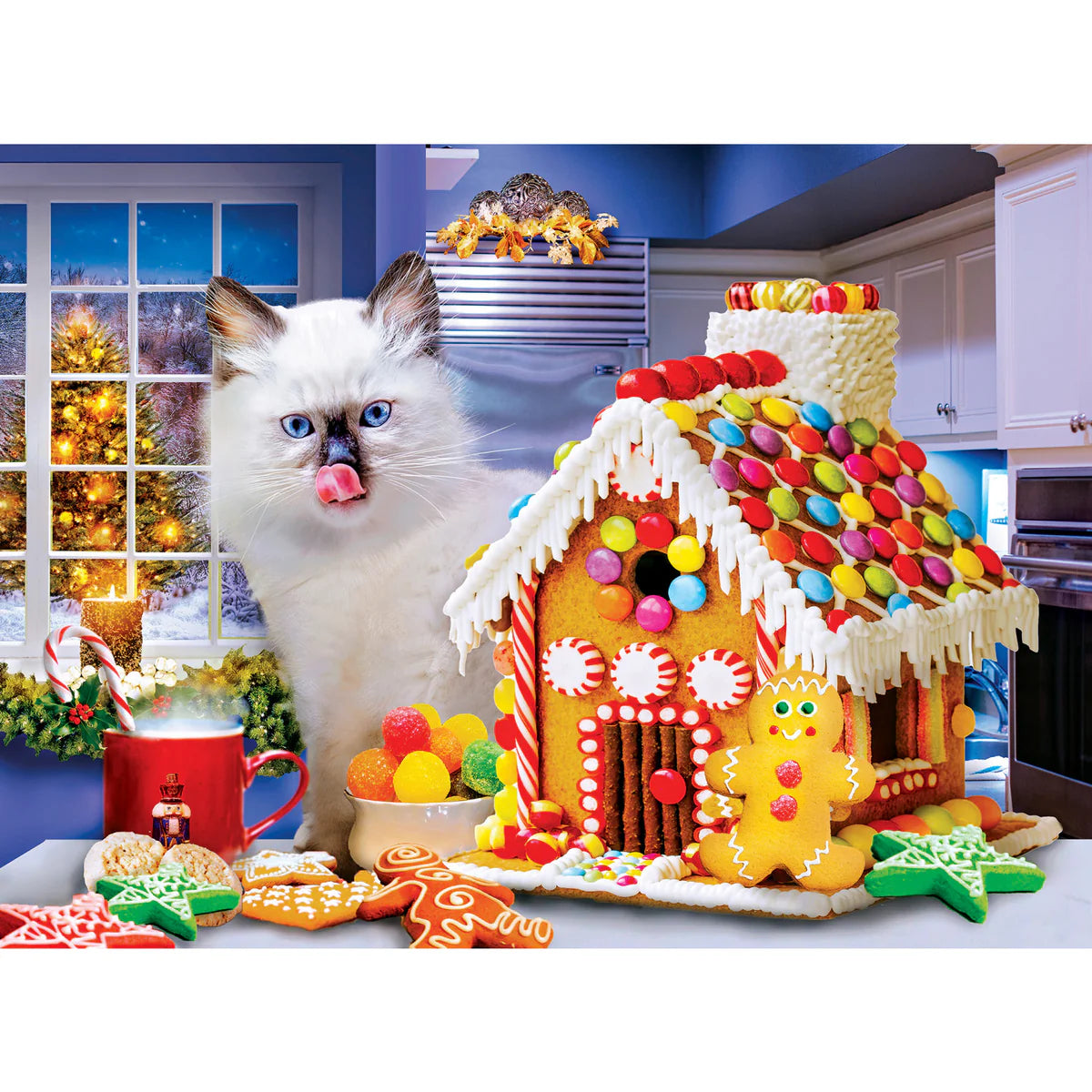 MasterPieces - Puzzle Season's Greetings 500 Piece 4 Pack