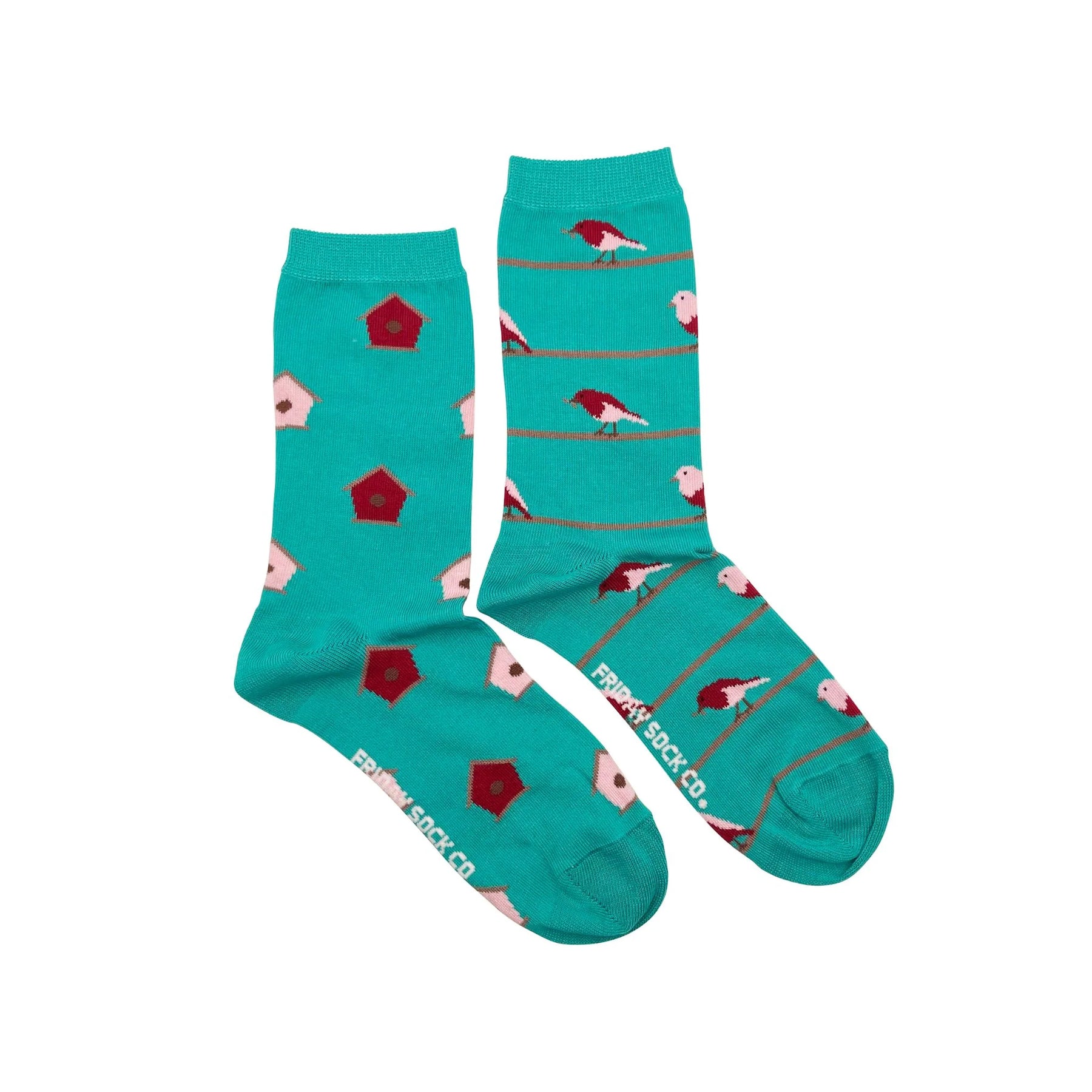 Friday Sock Co. - Women's Socks Birds & Birdhouse