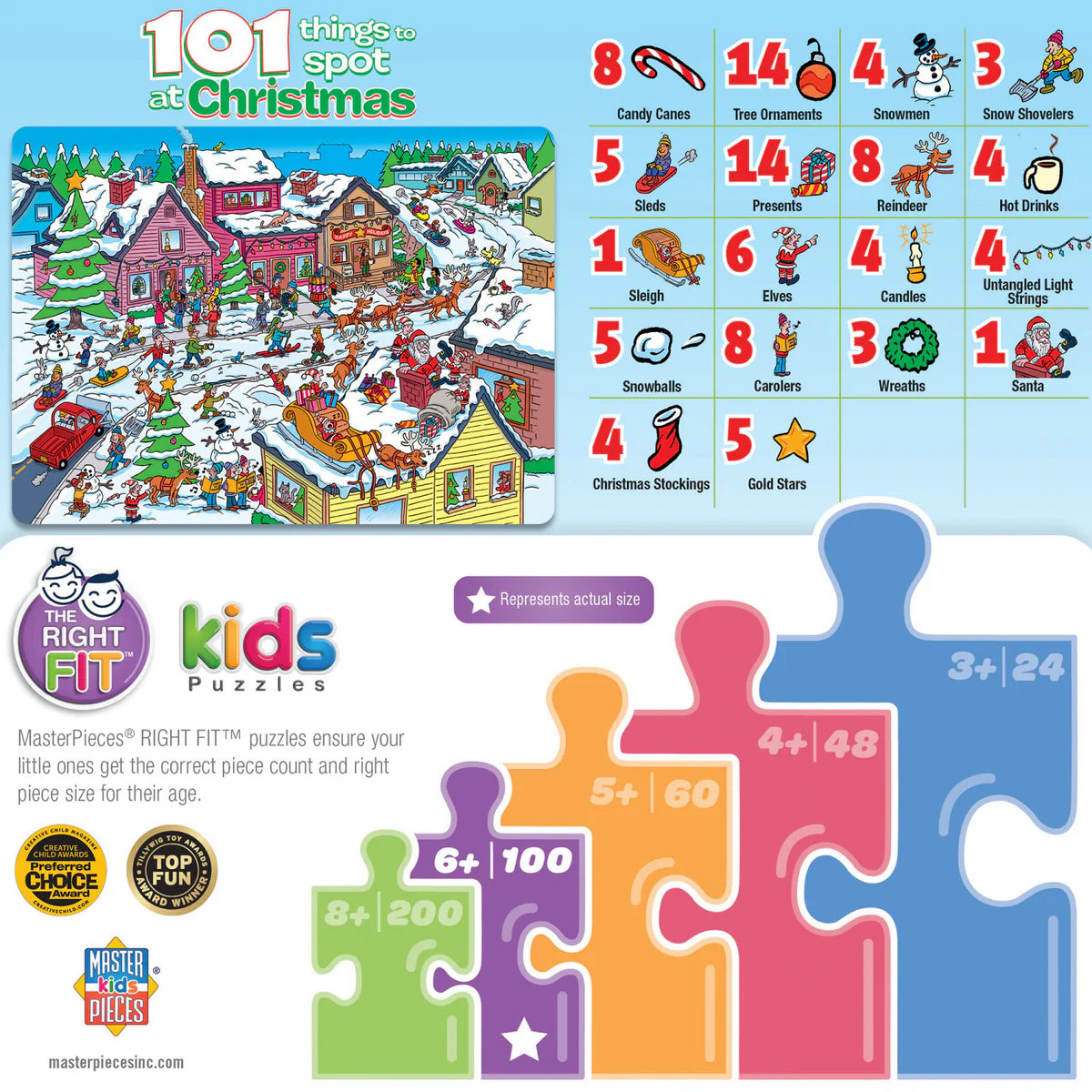 MasterPieces - Puzzle 101 Things to Spot at Christmas