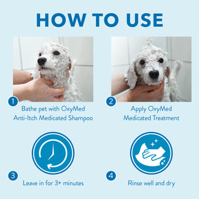 TropiClean - OxyMed Medicated Anti Itch Treatment Rinse for Pets - Southern Agriculture 