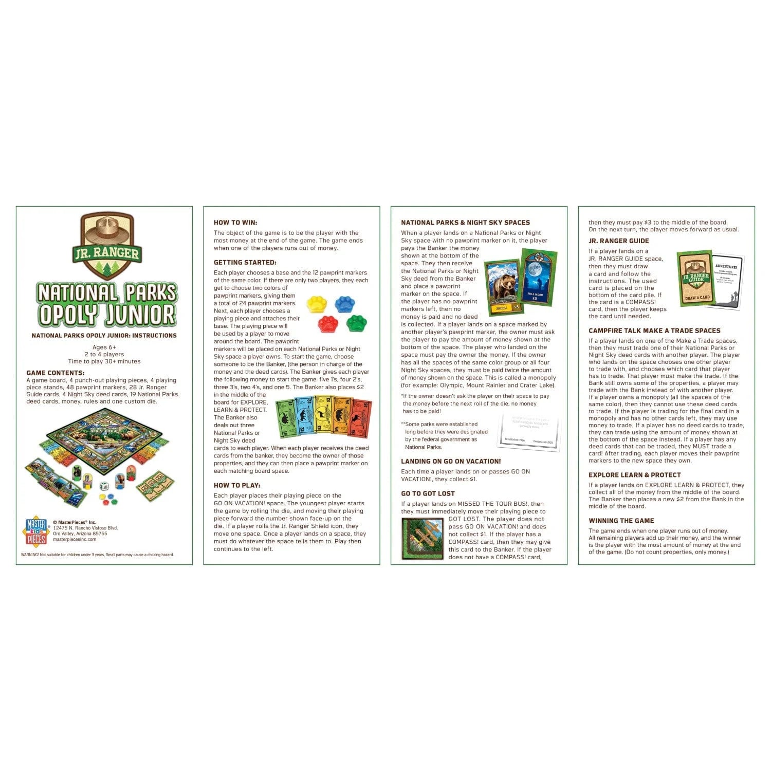 Jr. Ranger - National Parks Opoly