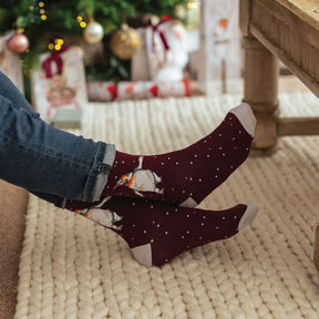 Wrendale Designs- Sock Penguin Christmas King