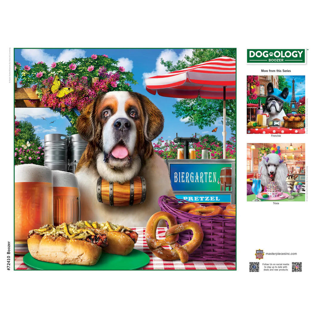 MasterPieces - Boozer by Dogology - 1000 Piece Jigsaw Puzzle