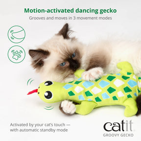 Catit - Groovy Gecko Motion-Activated Dancing Gecko