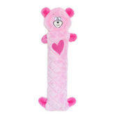 ZippyPaws - Valentine's Jigglerz Pink Bear Plush - Southern Agriculture 
