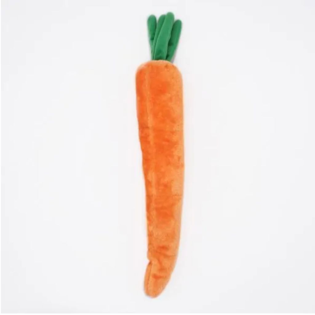 ZippyPaws - Jigglerz Carrot Plush - Southern Agriculture 