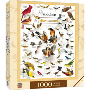 MasterPieces - Songbirds by Audubon - 1000 Piece Jigsaw Puzzle