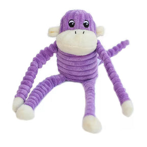 ZippyPaws - Spencer Crinkle Monkey Purple