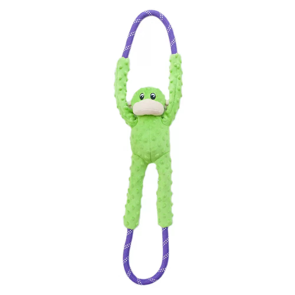 ZippyPaws - Monkey Rope Tugz - Green