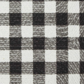 Bone Dry - Mat Bone Shaped Buffalo Plaid Black & White