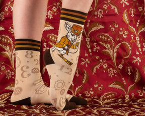 FootClothes LLC - Socks White Rabbit