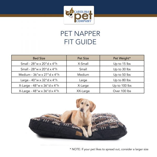 Carolina Pet Company - Pendleton Napper Glacier Dog Bed