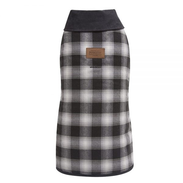 Carolina Pet Company - Pendleton Charcoal Ombre Plaid Dog Coat - Southern Agriculture 