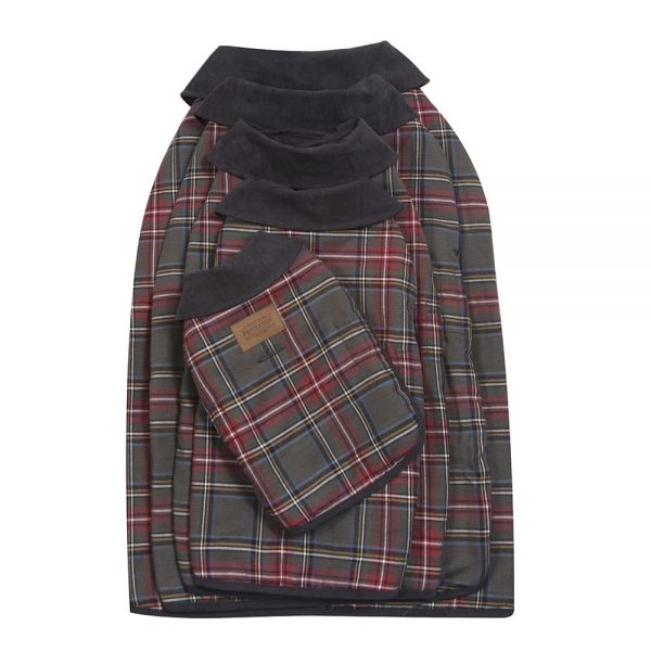 Carolina Pet Company - Pendleton Grey Stewart Plaid Dog Coat - Southern Agriculture 