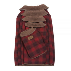 Carolina Pet Company - Pendleton Red Ombre Plaid Dog Coat