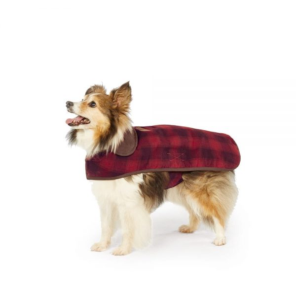 Carolina Pet Company - Pendleton Red Ombre Plaid Dog Coat