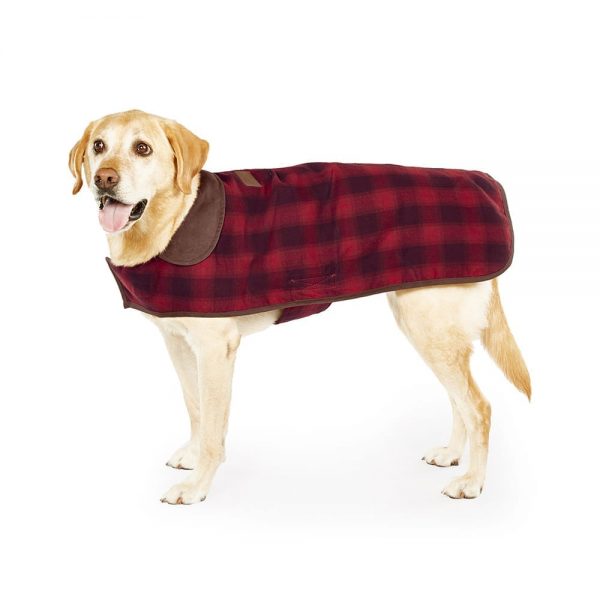 Carolina Pet Company - Pendleton Red Ombre Plaid Dog Coat