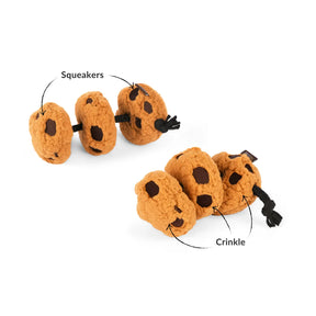 P.L.A.Y Pet Lifestyle And You - Cookies Mutt Cup Cafe' - 3 Choc. Chip Cookies On Rope