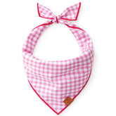 The Foggy Dog - Bandana Dog Valentines Gingham