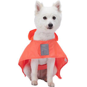 Blueberry Pet - Bright Orange | 3M Reflective Dog Raincoat Hooded