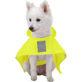 Blueberry Pet - Sunshine Yellow | 3M Reflective Dog Raincoat Hooded