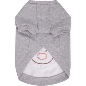 Blueberry Pet - Grey French Terry | All Weather Reindeer Dog Sweater