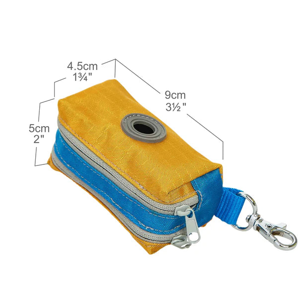 Blueberry Pet - Color-block Dog Waste Bag Dispenser