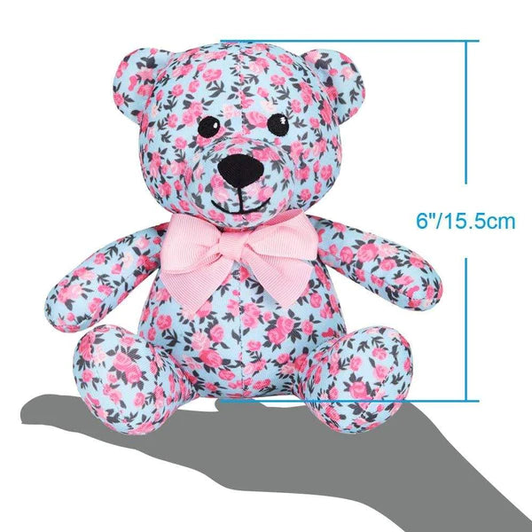 Blueberry Pet - Light Blue | Floral Bear Dog Toy