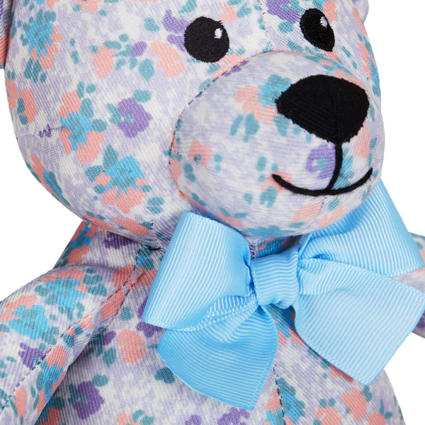 Blueberry Pet - Lavender | Floral Bear Dog Toy