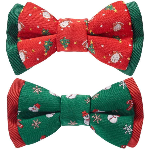 Blueberry Pet - Stay Festive Bow Tie Set