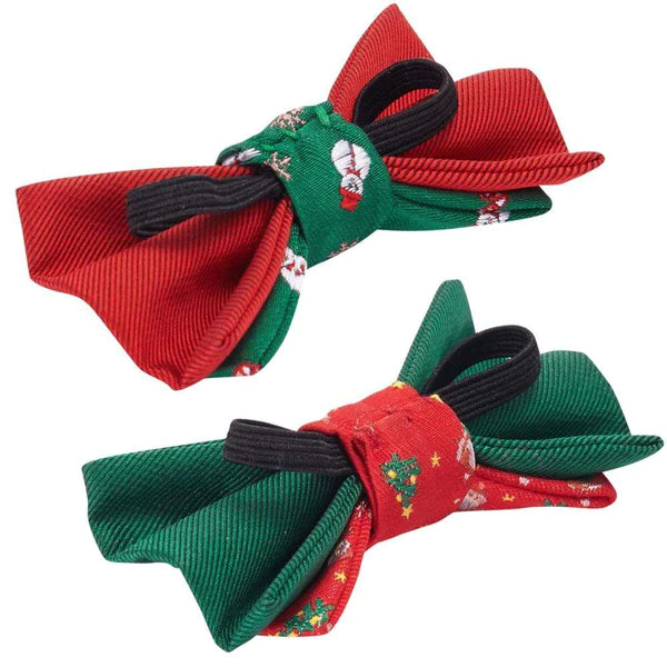 Blueberry Pet - Stay Festive Bow Tie Set