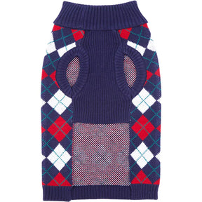 Blueberry Pet - Navy Argyle | Dress Chic Dog Sweater