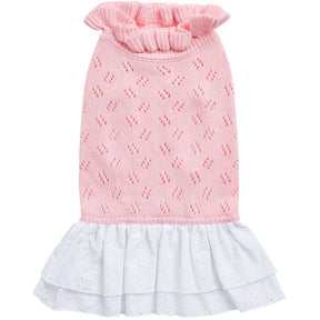 Blueberry Pet - Pink | Dog Sweater Dress