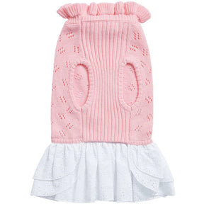 Blueberry Pet - Pink | Dog Sweater Dress