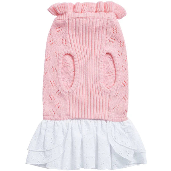 Blueberry Pet - Pink | Dog Sweater Dress