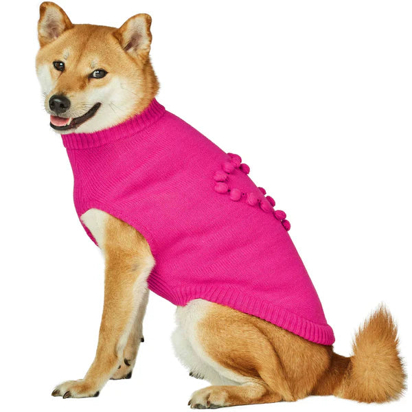 Blueberry Pet - Pink | Heart Designer Dog Sweater