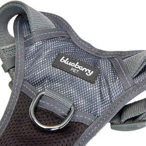 Blueberry Pet - Grey | Reflective Mesh Padded No Pull Dog Harness Vest