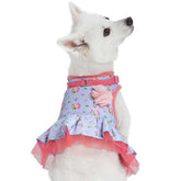 Blueberry Pet - Pastel Blue | Made Well Floral Dog Dress Harness