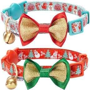 Blueberry Pet - Perfect Snowman | Holiday Fun Cat Collar