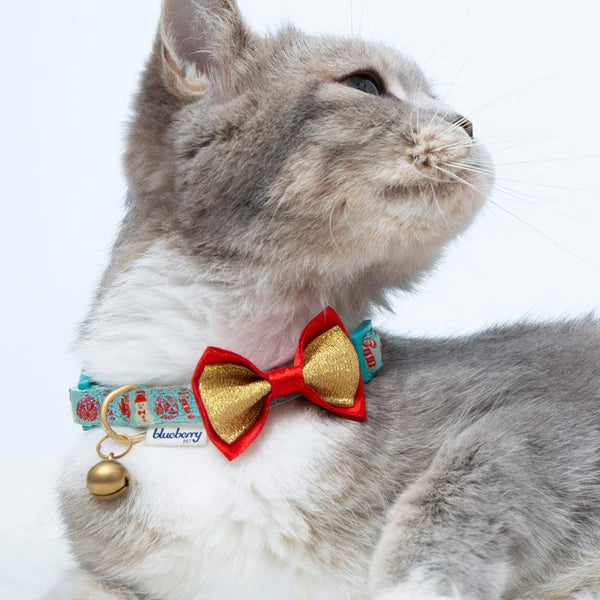 Blueberry Pet - Perfect Snowman | Holiday Fun Cat Collar