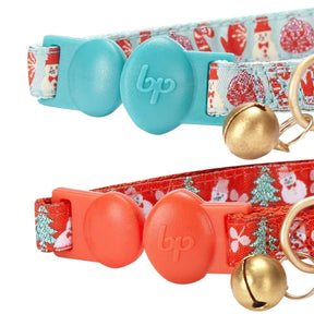 Blueberry Pet - Perfect Snowman | Holiday Fun Cat Collar