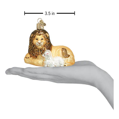 Old World Christmas - Lion And Lamb Ornament