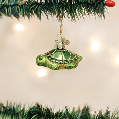 Old World Christmas - Small Turtle Ornament