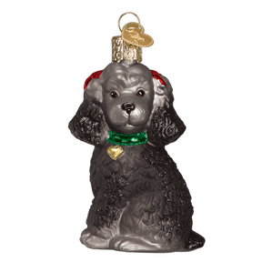 Old World Christmas - Poodle Ornament-Southern Agriculture
