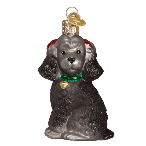 Old World Christmas - Poodle Ornament-Southern Agriculture
