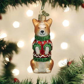 Old World Christmas - Christmas Corgi Ornament